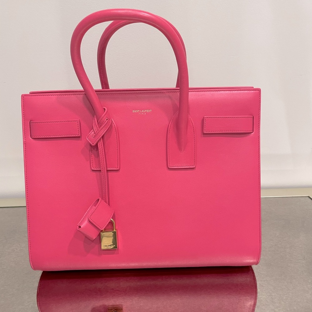 YSL Pink Sac De Jour small bag